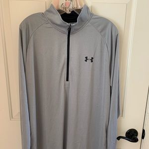 Under Armour 1/4 zip, new with tags, gray